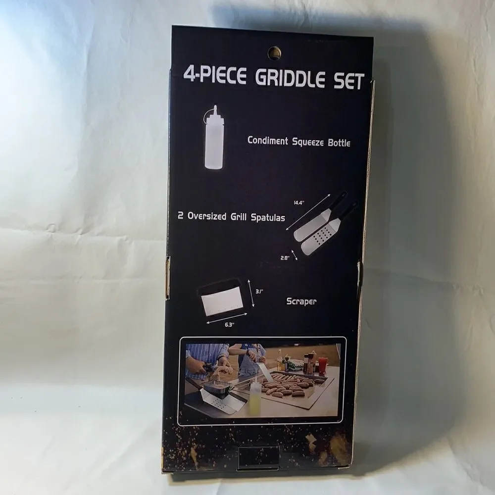 Stainless Steel Griddle Scraper Spatula Bottle